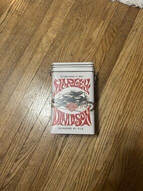 Harley Davidson Storage Tin Canister